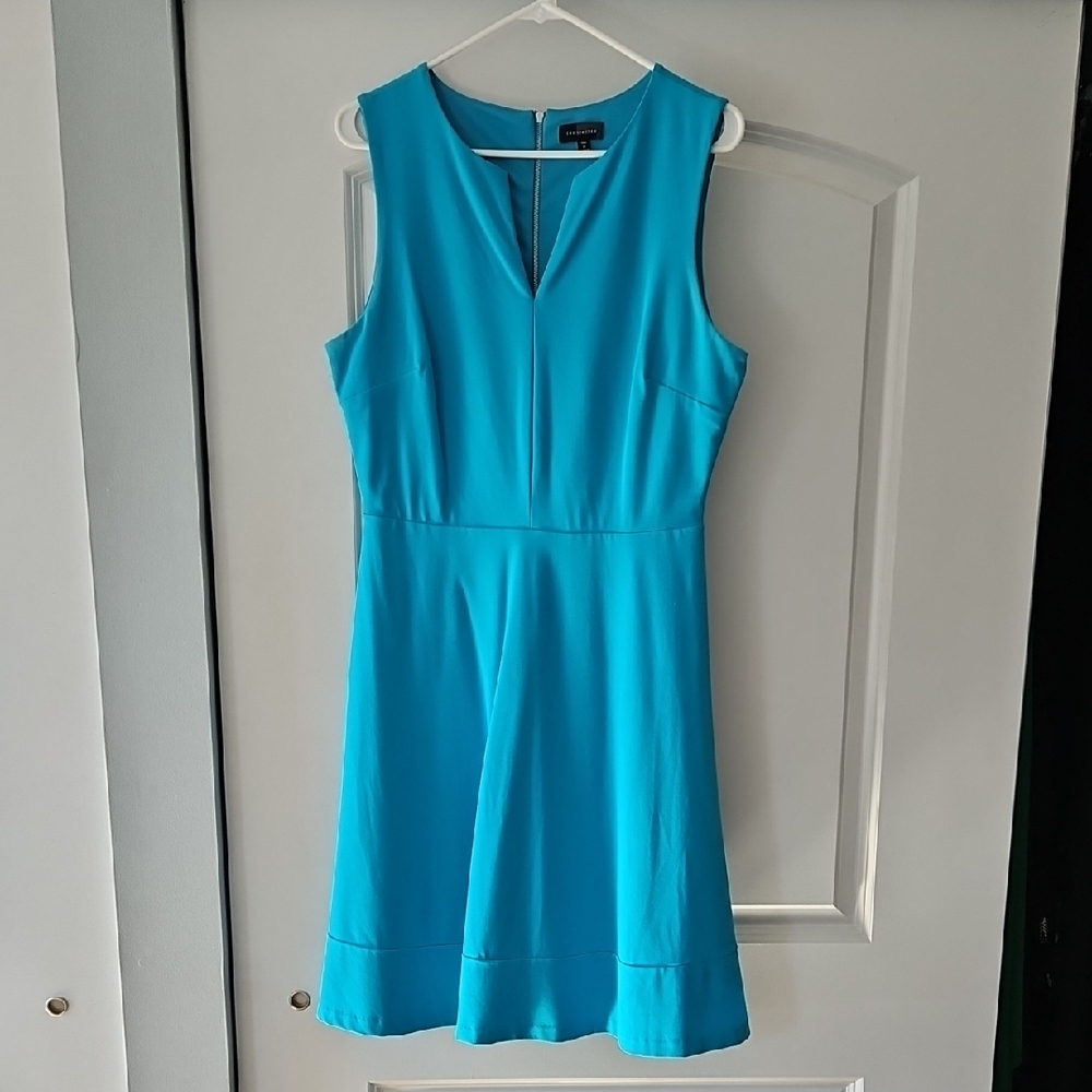 The Limited Turquoise, Tall, Lined, Mini Dress